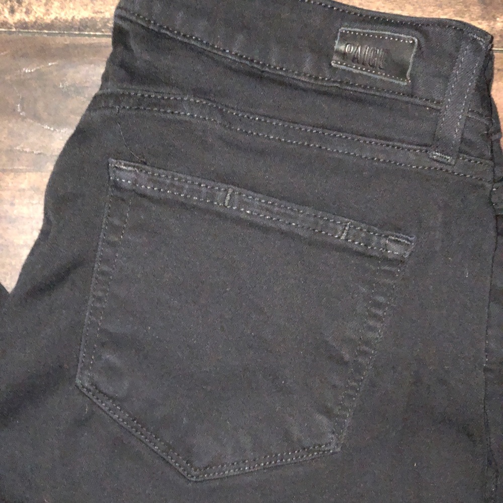 Paige Denim Verdugo Skinny Crop Black